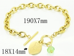 HY Wholesale Bracelets 316L Stainless Steel Jewelry Bracelets-HY25B0289HIA