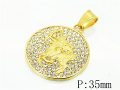HY Wholesale Pendant 316L Stainless Steel Jewelry Pendant-HY13P1839HIV