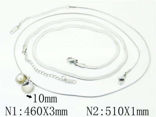 HY Wholesale Necklaces Stainless Steel 316L Jewelry Necklaces-HY59N0096OF