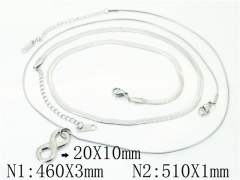 HY Wholesale Necklaces Stainless Steel 316L Jewelry Necklaces-HY59N0080OV