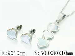 HY Wholesale Jewelry Sets 316L Stainless Steel Earrings Necklace Jewelry Set-HY59S2308HZL