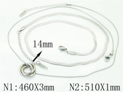 HY Wholesale Necklaces Stainless Steel 316L Jewelry Necklaces-HY59N0076OW