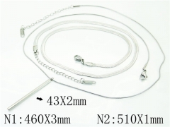 HY Wholesale Necklaces Stainless Steel 316L Jewelry Necklaces-HY59N0115OE