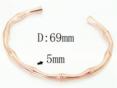 HY Wholesale Bangles Stainless Steel 316L Fashion Bangle-HY38B0671HLS