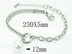 HY Wholesale Bracelets 316L Stainless Steel Jewelry Bracelets-HY59B1037MQ
