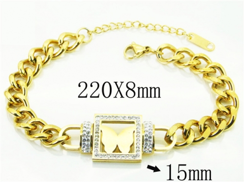 HY Wholesale Bracelets 316L Stainless Steel Jewelry Bracelets-HY80B1331HFF