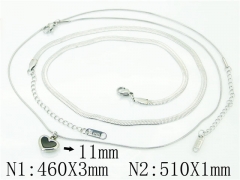 HY Wholesale Necklaces Stainless Steel 316L Jewelry Necklaces-HY59N0084OF