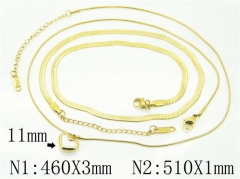 HY Wholesale Necklaces Stainless Steel 316L Jewelry Necklaces-HY59N0156HDF
