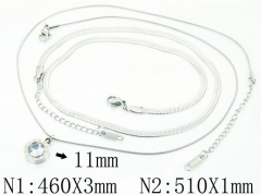 HY Wholesale Necklaces Stainless Steel 316L Jewelry Necklaces-HY59N0092OQ