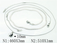 HY Wholesale Necklaces Stainless Steel 316L Jewelry Necklaces-HY59N0083OG
