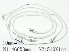 HY Wholesale Necklaces Stainless Steel 316L Jewelry Necklaces-HY59N0111OS