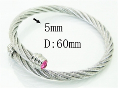 HY Wholesale Bangles Stainless Steel 316L Fashion Bangle-HY38B0702HIF