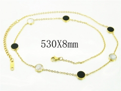 HY Wholesale Necklaces Stainless Steel 316L Jewelry Necklaces-HY80N0561OW