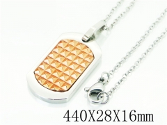 HY Wholesale Necklaces Stainless Steel 316L Jewelry Necklaces-HY64N0135PA