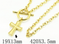 HY Wholesale Necklaces Stainless Steel 316L Jewelry Necklaces-HY80N0552OF