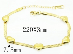 HY Wholesale Bracelets 316L Stainless Steel Jewelry Bracelets-HY59B1084MLY