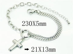 HY Wholesale Bracelets 316L Stainless Steel Jewelry Bracelets-HY59B1049MW