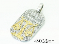 HY Wholesale Pendant 316L Stainless Steel Jewelry Pendant-HY13P1787HJU