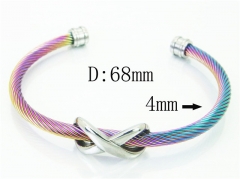 HY Wholesale Bangles Stainless Steel 316L Fashion Bangle-HY38B0728HLE