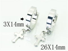 HY Wholesale Earrings 316L Stainless Steel Fashion Jewelry Earrings-HY67E0494JC
