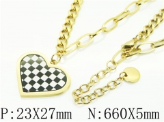 HY Wholesale Necklaces Stainless Steel 316L Jewelry Necklaces-HY80N0539PS
