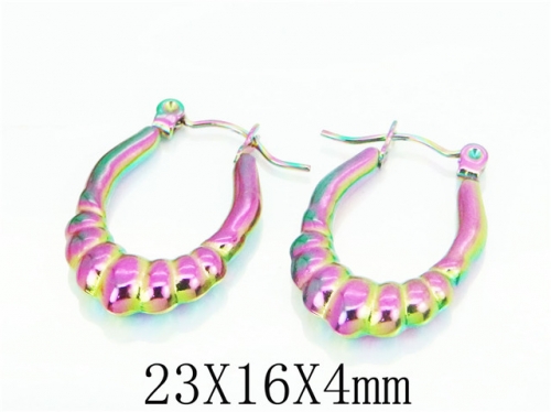 HY Wholesale Earrings 316L Stainless Steel Fashion Jewelry Earrings-HY70E0749LB