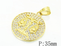HY Wholesale Pendant 316L Stainless Steel Jewelry Pendant-HY13P1837HIB