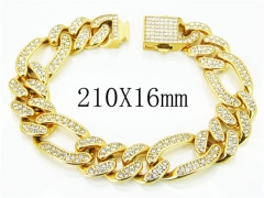 HY Wholesale Bracelets 316L Stainless Steel Jewelry Bracelets-HY13B0004L7