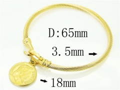 HY Wholesale Bangles Stainless Steel 316L Fashion Bangle-HY38B0680HMA