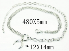 HY Wholesale Necklaces Stainless Steel 316L Jewelry Necklaces-HY59N0049NZ