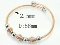 HY Wholesale Bangles Stainless Steel 316L Fashion Bangle-HY38B0667HLS
