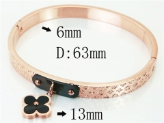HY Wholesale Bangles Stainless Steel 316L Fashion Bangle-HY80B1316HML