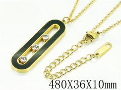 HY Wholesale Necklaces Stainless Steel 316L Jewelry Necklaces-HY80N0546OLW