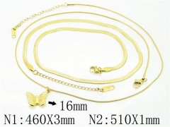 HY Wholesale Necklaces Stainless Steel 316L Jewelry Necklaces-HY59N0134HSS