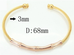 HY Wholesale Bangles Stainless Steel 316L Fashion Bangle-HY38B0658HKR