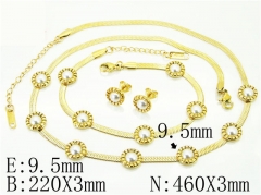 HY Wholesale Jewelry Sets 316L Stainless Steel Earrings Necklace Jewelry Set-HY59S2320HMX