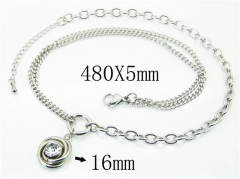 HY Wholesale Necklaces Stainless Steel 316L Jewelry Necklaces-HY59N0041NC
