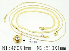HY Wholesale Necklaces Stainless Steel 316L Jewelry Necklaces-HY59N0151HTY