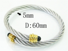 HY Wholesale Bangles Stainless Steel 316L Fashion Bangle-HY38B0703HIE