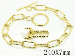 HY Wholesale Bracelets 316L Stainless Steel Jewelry Bracelets-HY70B0501KL
