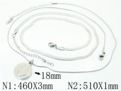 HY Wholesale Necklaces Stainless Steel 316L Jewelry Necklaces-HY59N0086OU