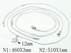 HY Wholesale Necklaces Stainless Steel 316L Jewelry Necklaces-HY59N0103OS