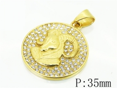 HY Wholesale Pendant 316L Stainless Steel Jewelry Pendant-HY13P1834HIF