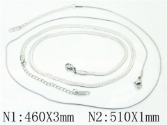 HY Wholesale Necklaces Stainless Steel 316L Jewelry Necklaces-HY59N0116NR