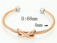 HY Wholesale Bangles Stainless Steel 316L Fashion Bangle-HY38B0736HNW