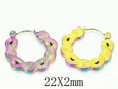 HY Wholesale Earrings 316L Stainless Steel Fashion Jewelry Earrings-HY70E0729LX