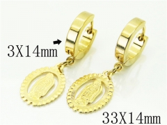 HY Wholesale Earrings 316L Stainless Steel Fashion Jewelry Earrings-HY67E0498JLQ