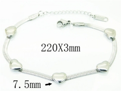 HY Wholesale Bracelets 316L Stainless Steel Jewelry Bracelets-HY59B1079MC