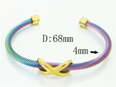 HY Wholesale Bangles Stainless Steel 316L Fashion Bangle-HY38B0733HNX