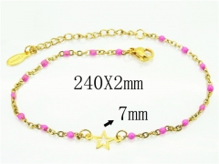 HY Wholesale Stainless Steel 316L Anklet Jewelry-HY81B0714KZ
